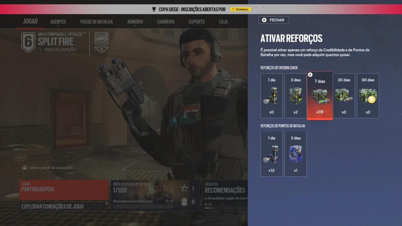 CONTA DE R6 COM MAIS DE 640 HORAS DE JOGO DIVERSAS SKINS E AGENTES, NÍVEL 204
