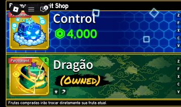 Conta blox fruit dragon perm