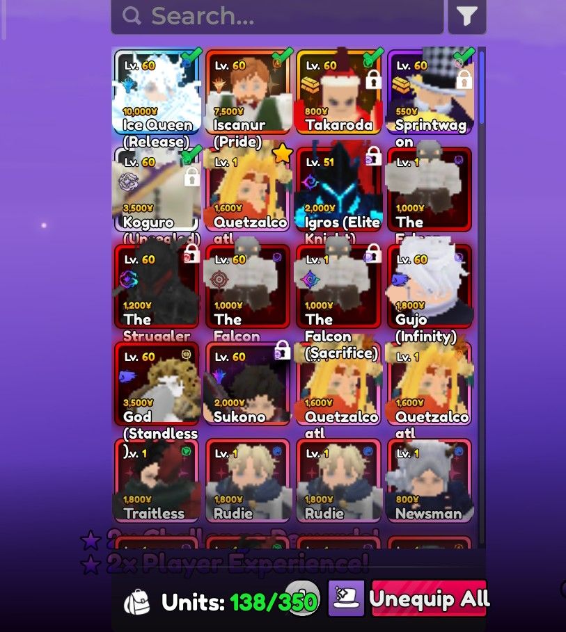 Conta do Roblox com 4-5 vanguards no anime Vanguard