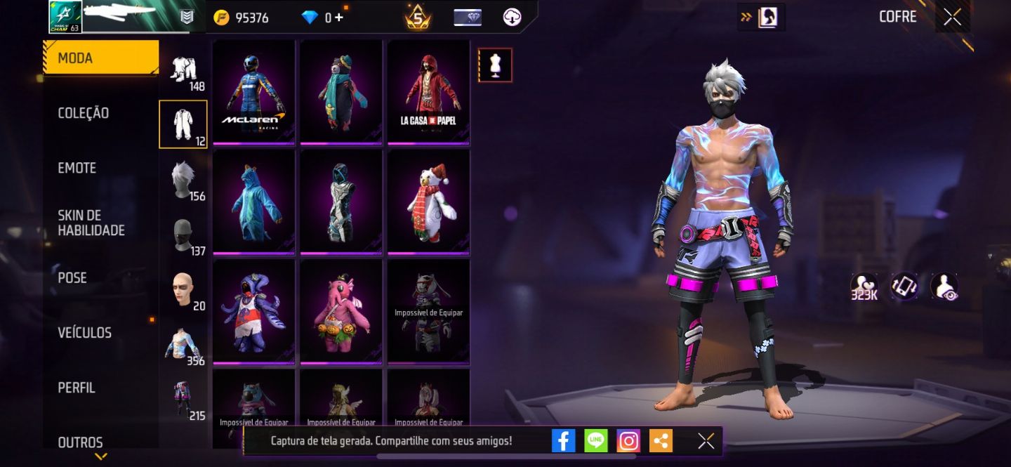 CONTA DE FREE FIRE MUITO ANTIGA - FULL ACESSO - ENTREGA AUTOMÁTICA!!