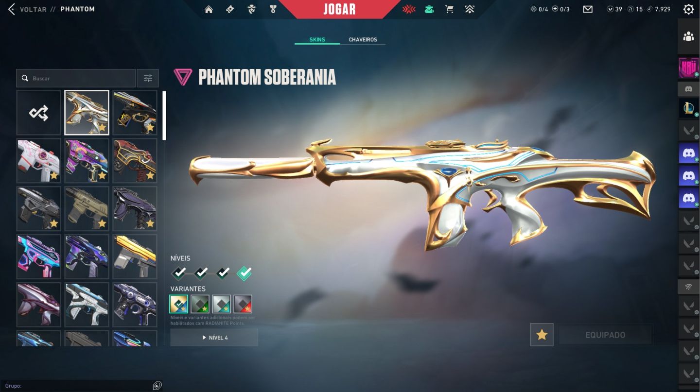 Conta Riot (LoL e Valorant) +225 Skins no Lol/+40 Skins (Premium+) no Valorant
