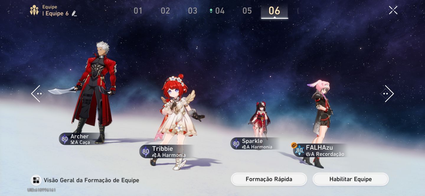 CONTA DE HONKAI STAR RAIL COMPLETA COM VARIOS TIMES METAS E PREMIUM