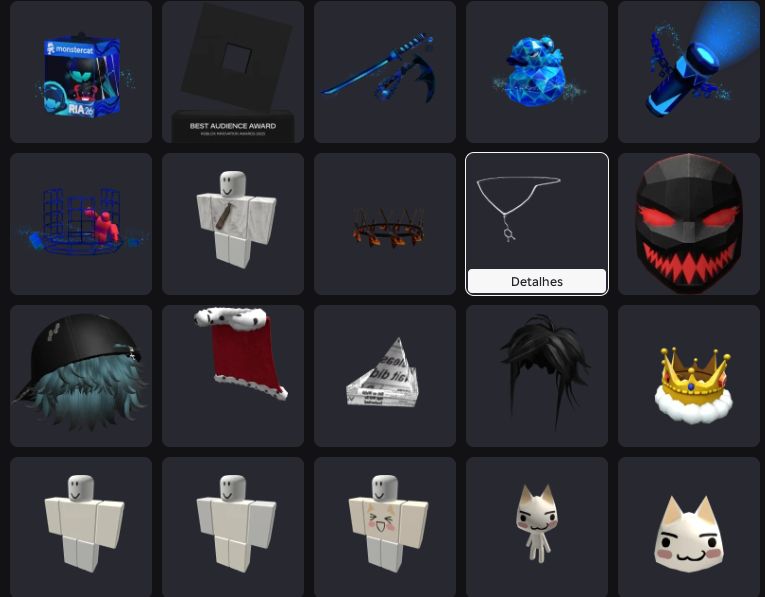 Conta roblox com mais de 30k de roblux gasto