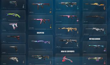 Vandal Saqueador - Vandal Sublime, Phantom e muito mais (49 skins) - FA