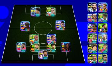 CONTA COM YAMAL SHOWTIME 105, MODRIC, PIQUÉ 105, JAMES RODRIGUEZ BLITZ CURLER
