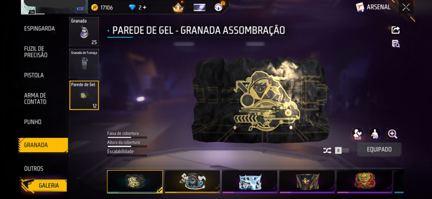 Conta de free fire com angelical puma