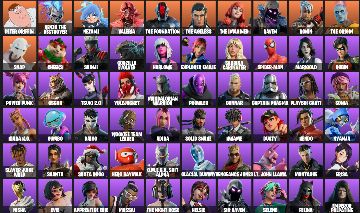 Conta Fortnite INSANA 93 Skins | Spider-Man, Raven, Doom Slayer + 14 Pagas