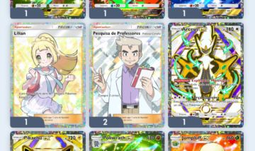 Conta Pkmn TCG Poket todas Dex comuns completas 2 Prf Oak full art 7000+ampltas