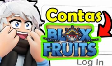 Conta de blox fruits com notificador de frutas