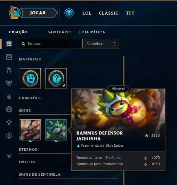 LENDÁRIA DARIUS MESTRE DA ENTERRADA + [QUASE 150 SKINS HABILITADAS] + TROCA NICK
