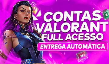 CONTAS VALORANT NÍVEL 20 - MMR ZERADO - IDADE VERIFICADA + E-MAIL DE CRIAÇÃO