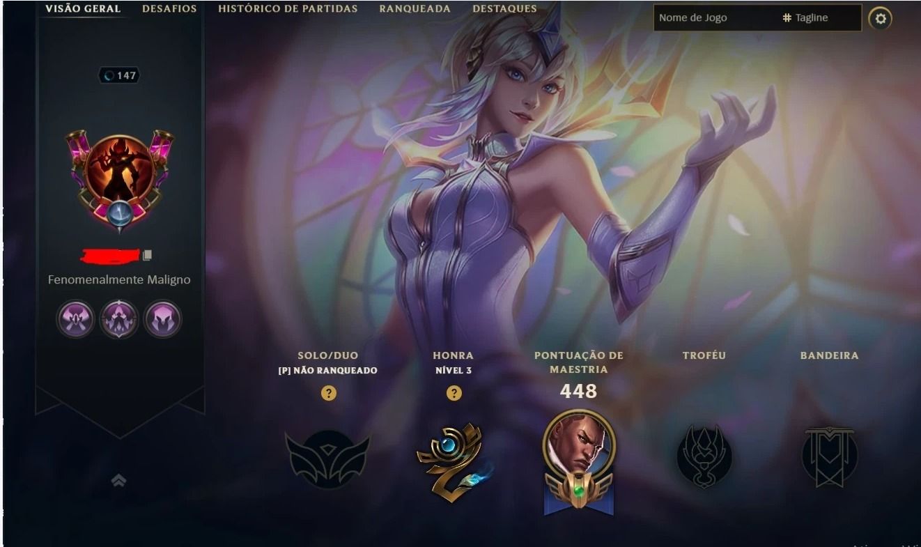 Lol Antiga 2013 Rara | 286 Skins | 312 Icons | Main Adc