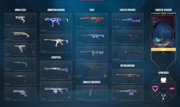 CONTA VALORANT $800 GASTOS MUITAS SKINS