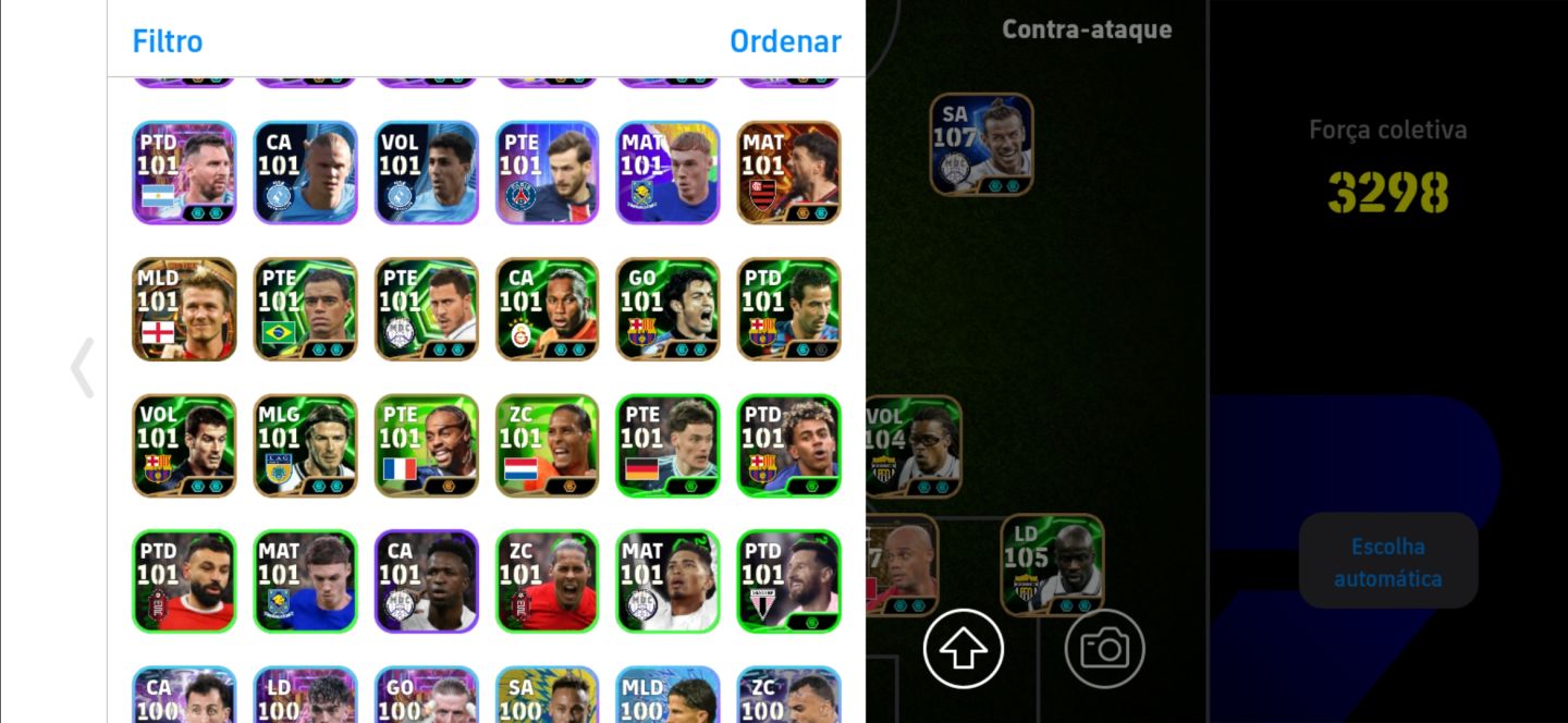 Conta de Efootball mobile com os melhores jogadores