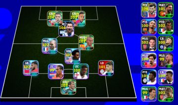 Conta eFootball Iniciante | alcantara 102+ suarez 104 | Força 3154