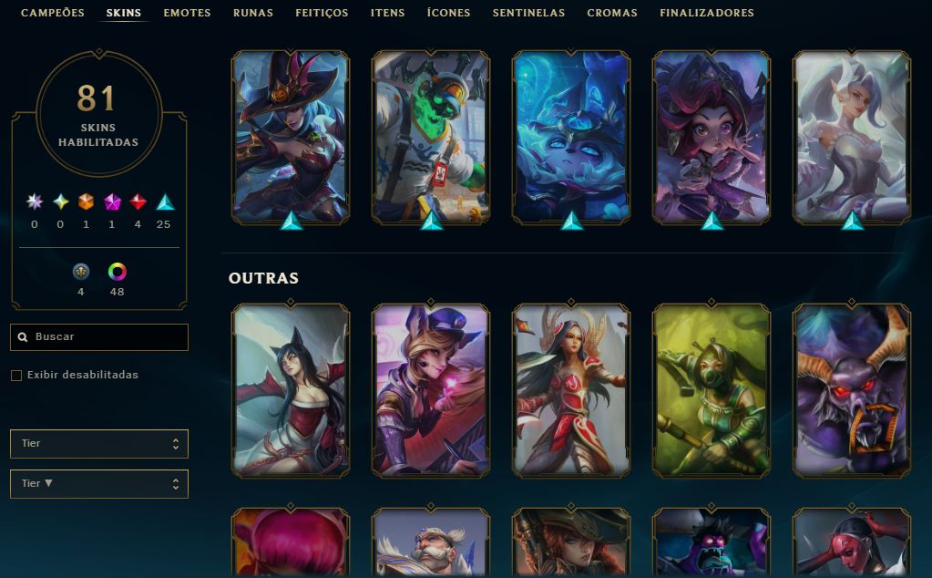 Conta league of legends ESMERALDA IV | VÁRIAS SKINS | LUX ELEMENTALISTA