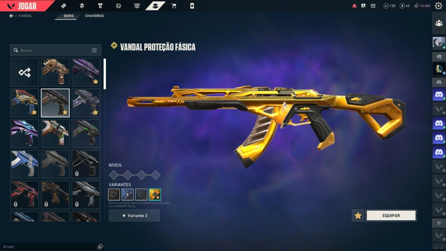 CONTA VALORANT COM MAIS DE 50 SKINS FULL ACESSO