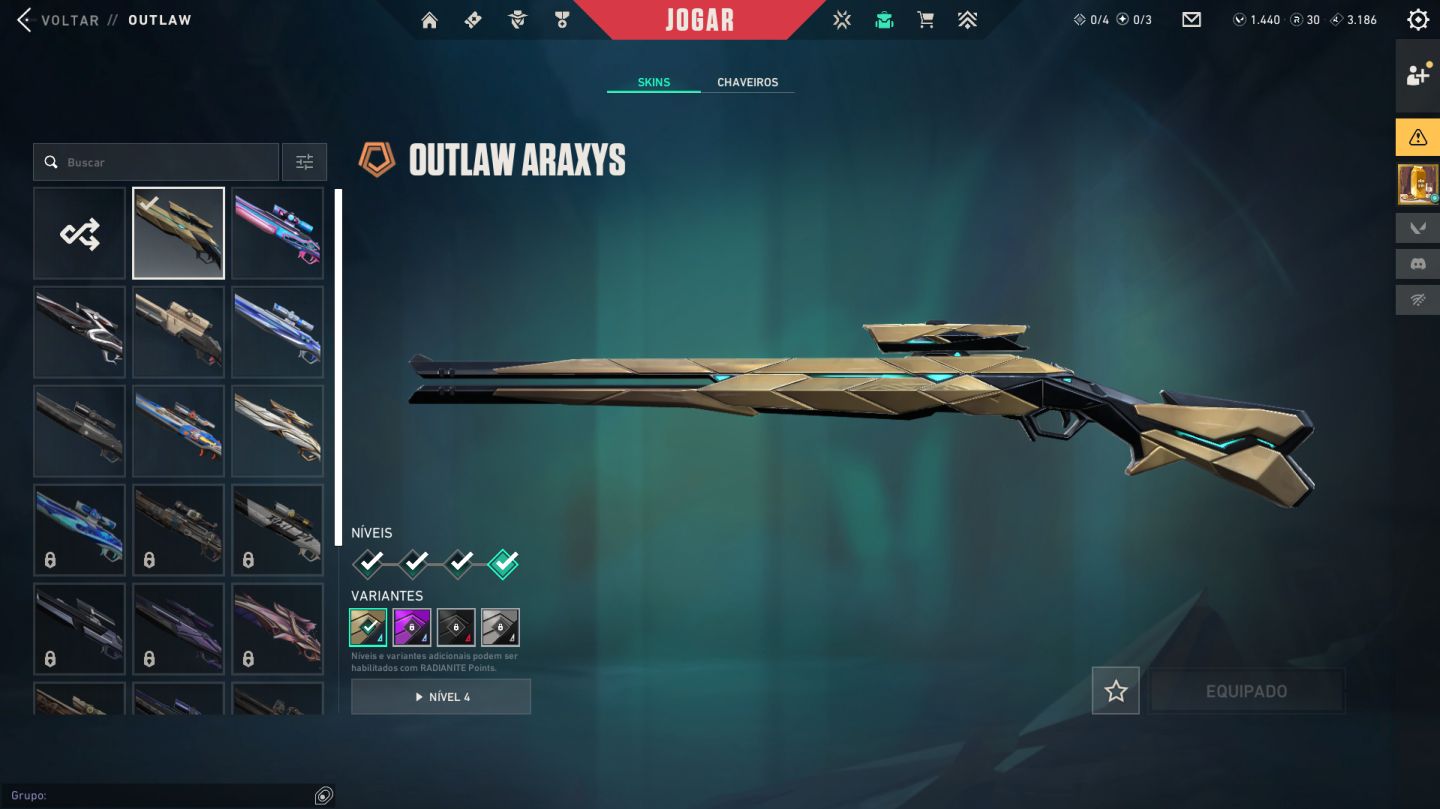 Conta Valorant com mais de 70 skins COMPRADAS