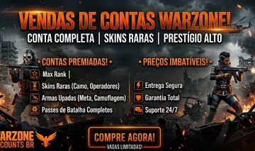 VENDAS DE CONTAS WARZONE !!!