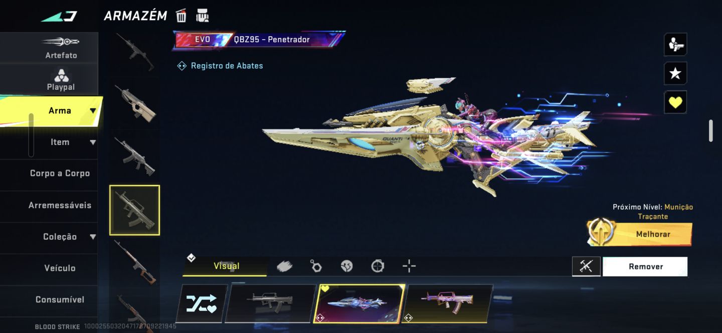 Conta de blood strike gemada e com skin eterna do zero