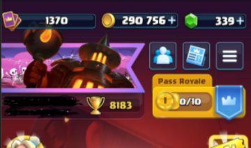 CONTA CLASH ROYALE ARENA 21