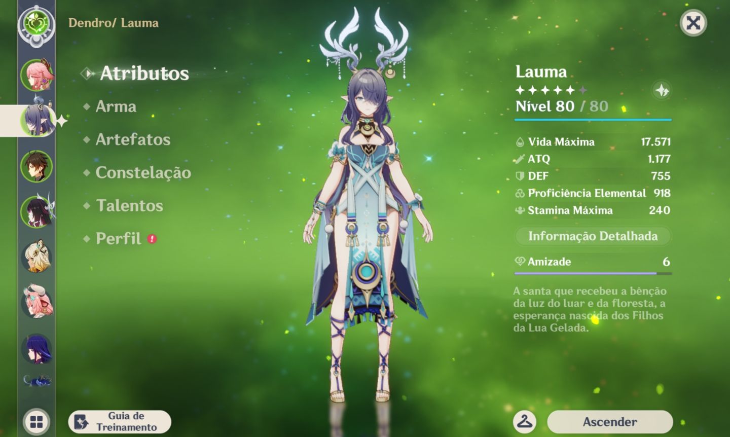 CONTA END GAME COM COLUMBINA, LAUMA, YAE, ODETTE, FURINA+SIG E MAIS!