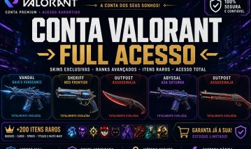CONTA VALORANT FULL ACESSO - Gaia completa + Neo Fronteira + Faça Assasinaja