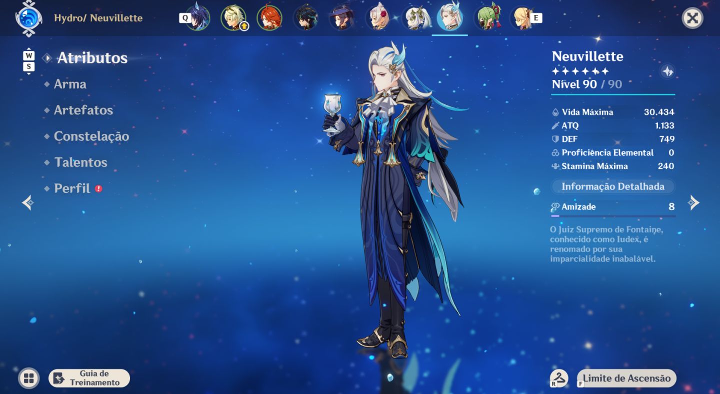 Acc AR 57 - Mavuika, Xilonen, Sandrone, e muito mais. OBS: Valor negociável