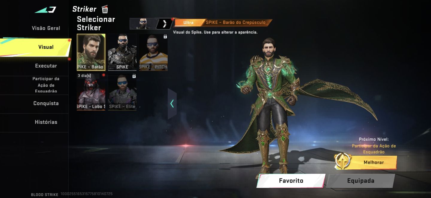 CONTA DE blood strike completinha pronta pra jogar