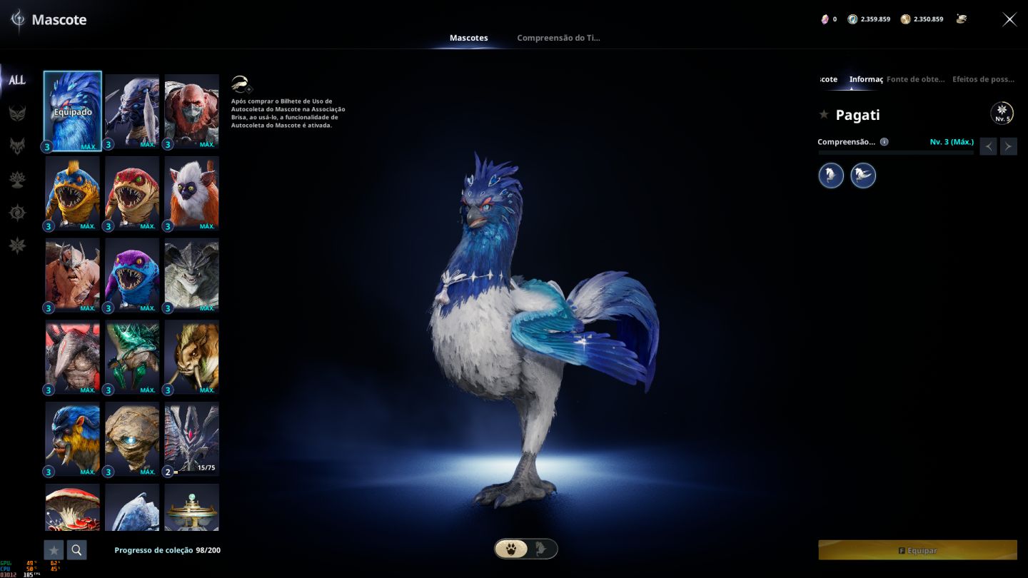 Conta Aion 2: Classe Assassino - Conta Principal 1800 GS - Alt 1194 GS