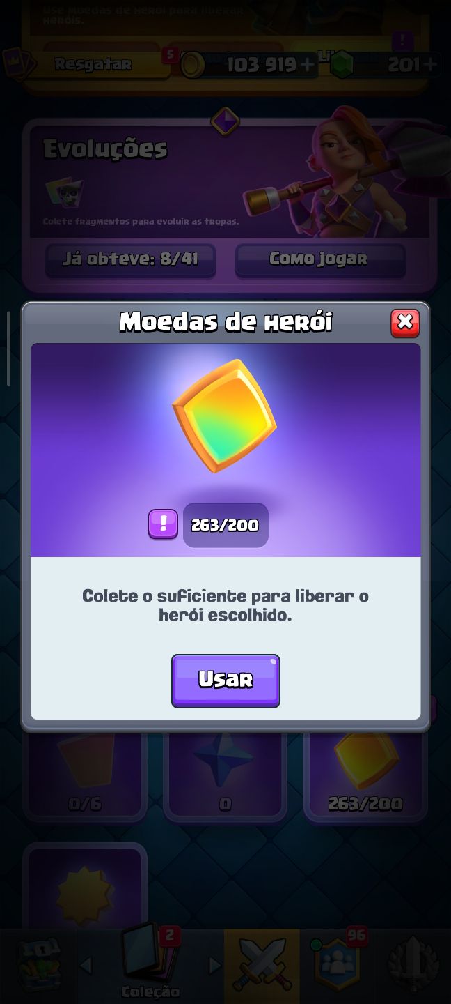 Conta de clash Royale com 7500