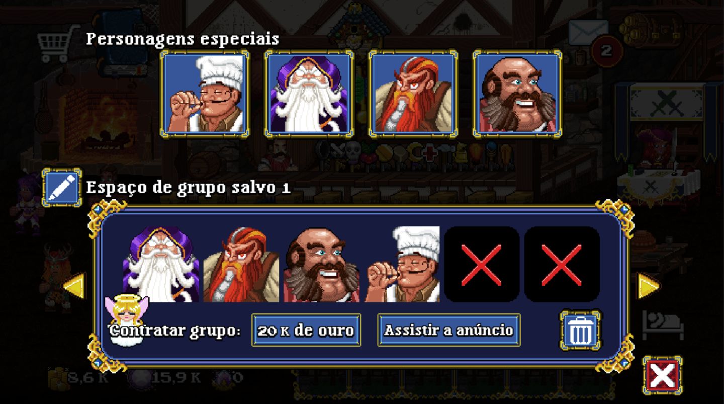 SODA DUNGEON 2 | TAMPINHAS, MASCOTES E PERSONAGENS | ANDROID E iOS