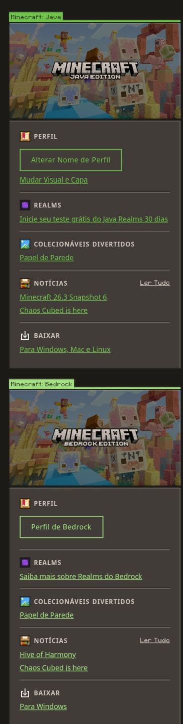 Conta FULL acesso Minecraft Java+ Bedrock+ Legends