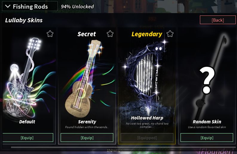Hallowed Harp - Fisch Skin