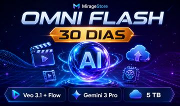 Omni Flash - 30 Dias + Veo 3.1 + Flow + Gemini 3 Pro + 5TB
