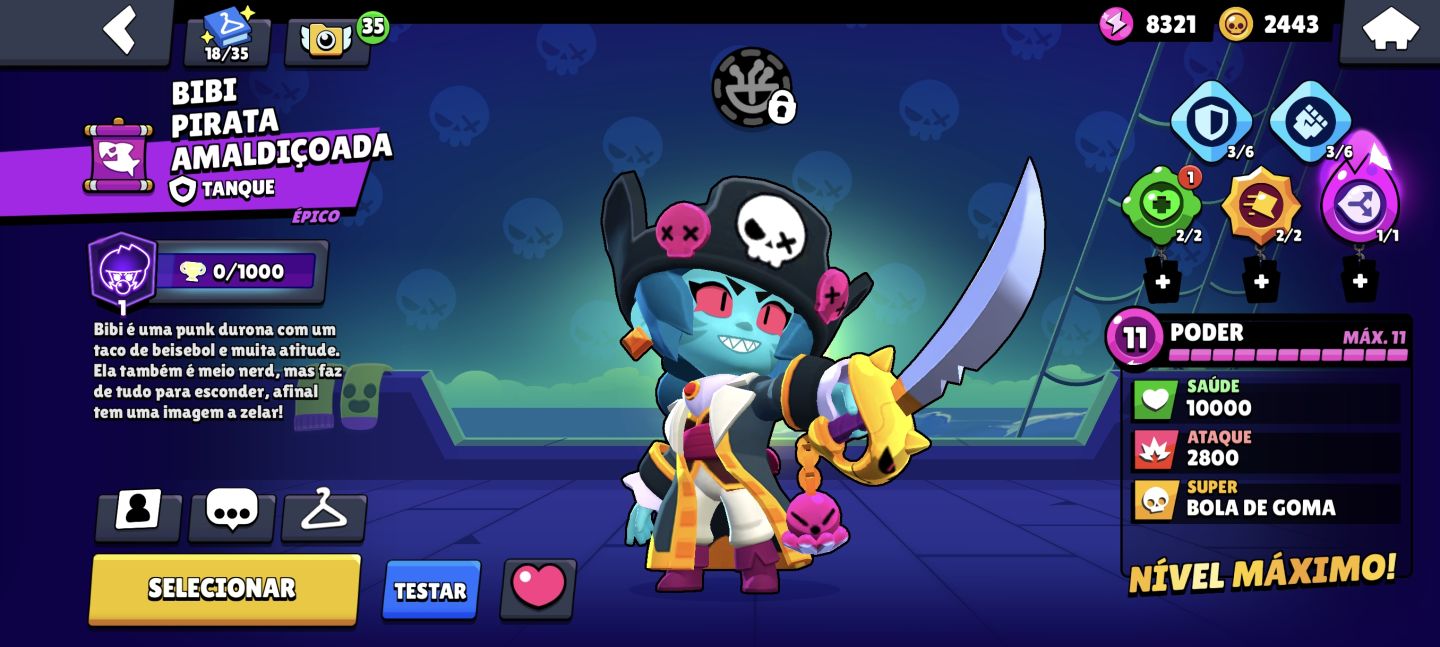 CONTA BRAWL STARS 26K | 79 BRAWLERS | BAKUGO + GODZILLA + BOB ESPONJA + UNO