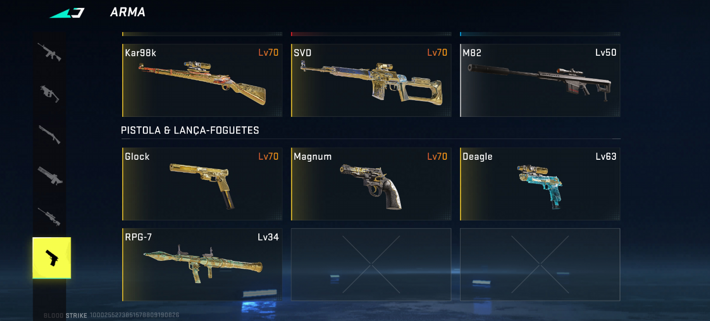 CONTA DE BLOOD STRIKE A VENDA SKIN E MAIS!!!
