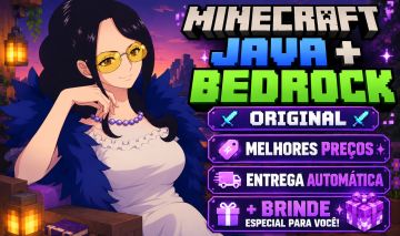 Minecraft Original (Java + Bedrock) | Melhor Preço | Entrega Automática + Brinde