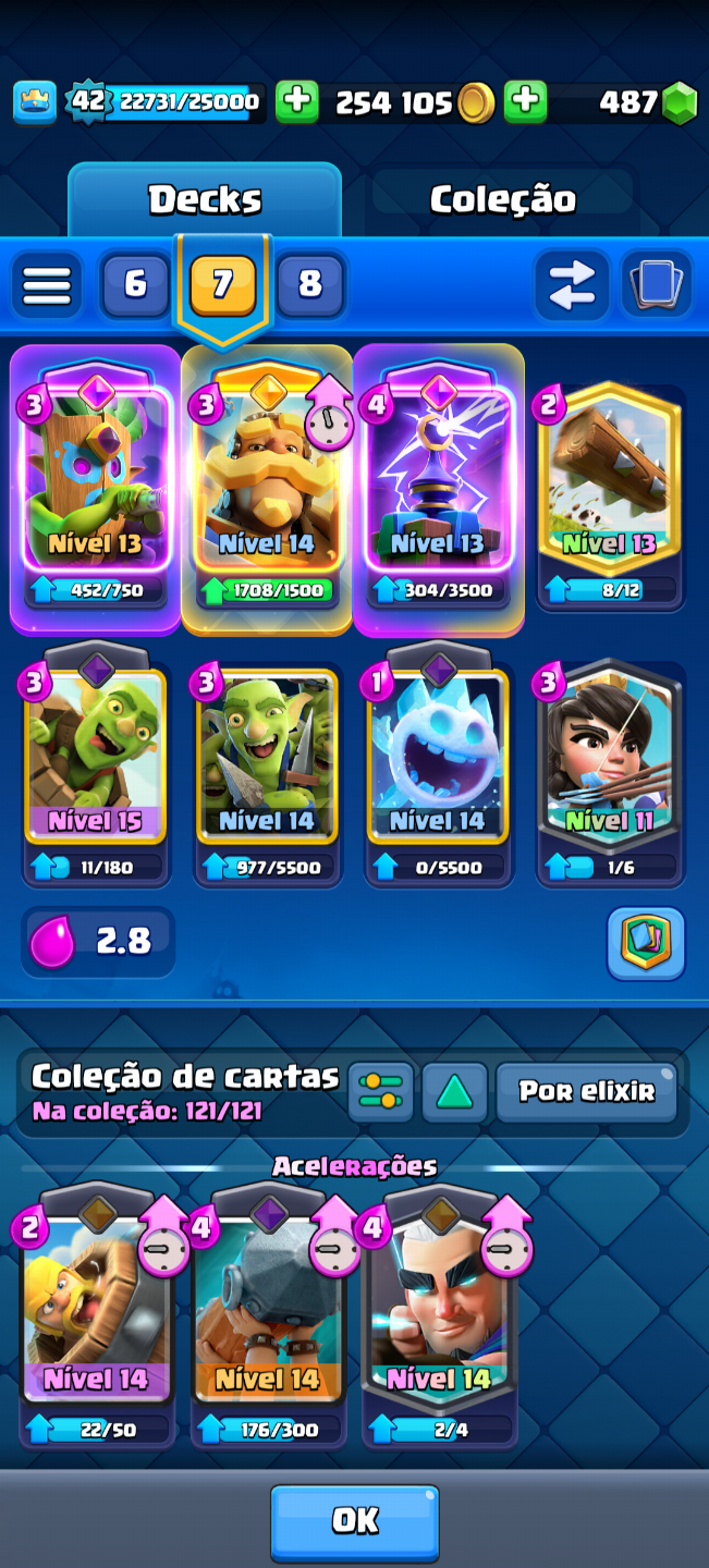 CONTA CLASH ROYALE! NO PREÇO COM EVOS E +