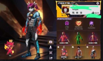 Conta de free fire prime 8 com armas atributadas e muito rara