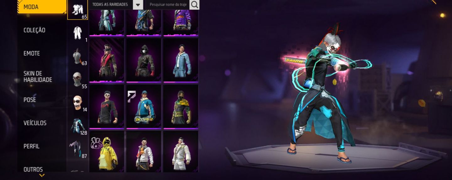 Conta de free fire prime 6