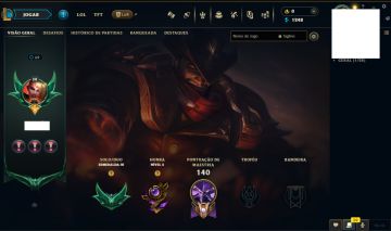 CONTA LOL ESMERALDA III | 90 CAMPEÕES | FULL ACESSO | HONRA 4 | NÍVEL 69