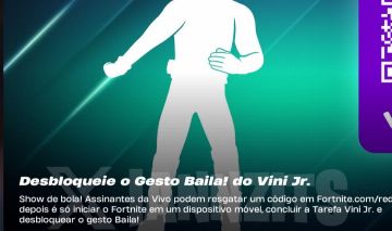 CÓDIGO VIVO VINI JR FORTNITE