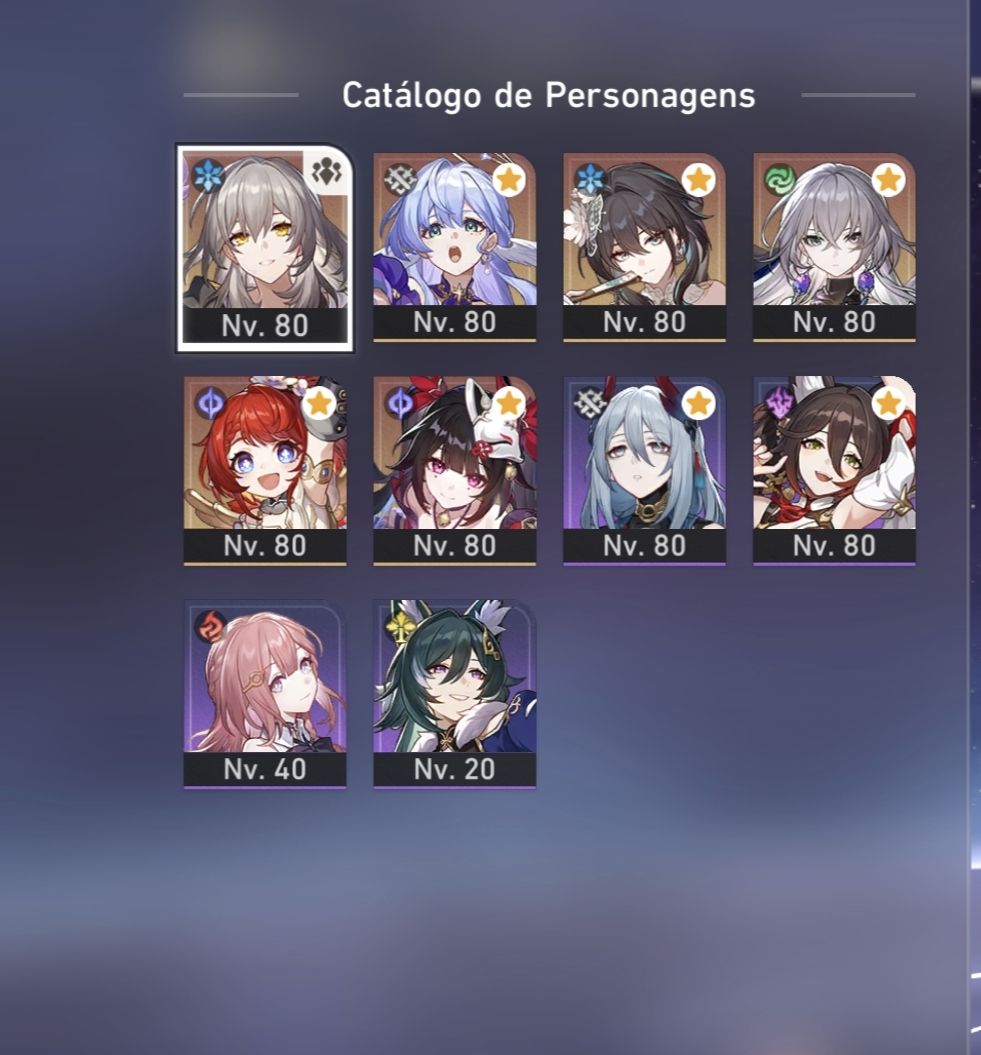 Conta F2P HSR