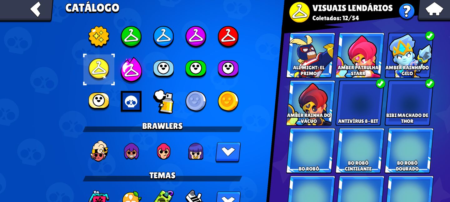 CONTA RARISSIMA, DESDE 2019 BRAWL STARS 104/105 BRAWLERS