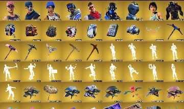 CONTA FORTNITE COM SALVE O MUNDO ANTIGO+PASSE TEMPO 4 CAP 1+SKINS PSN+133 SKINS