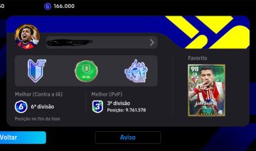 CONTA EFOOTBALL a venda