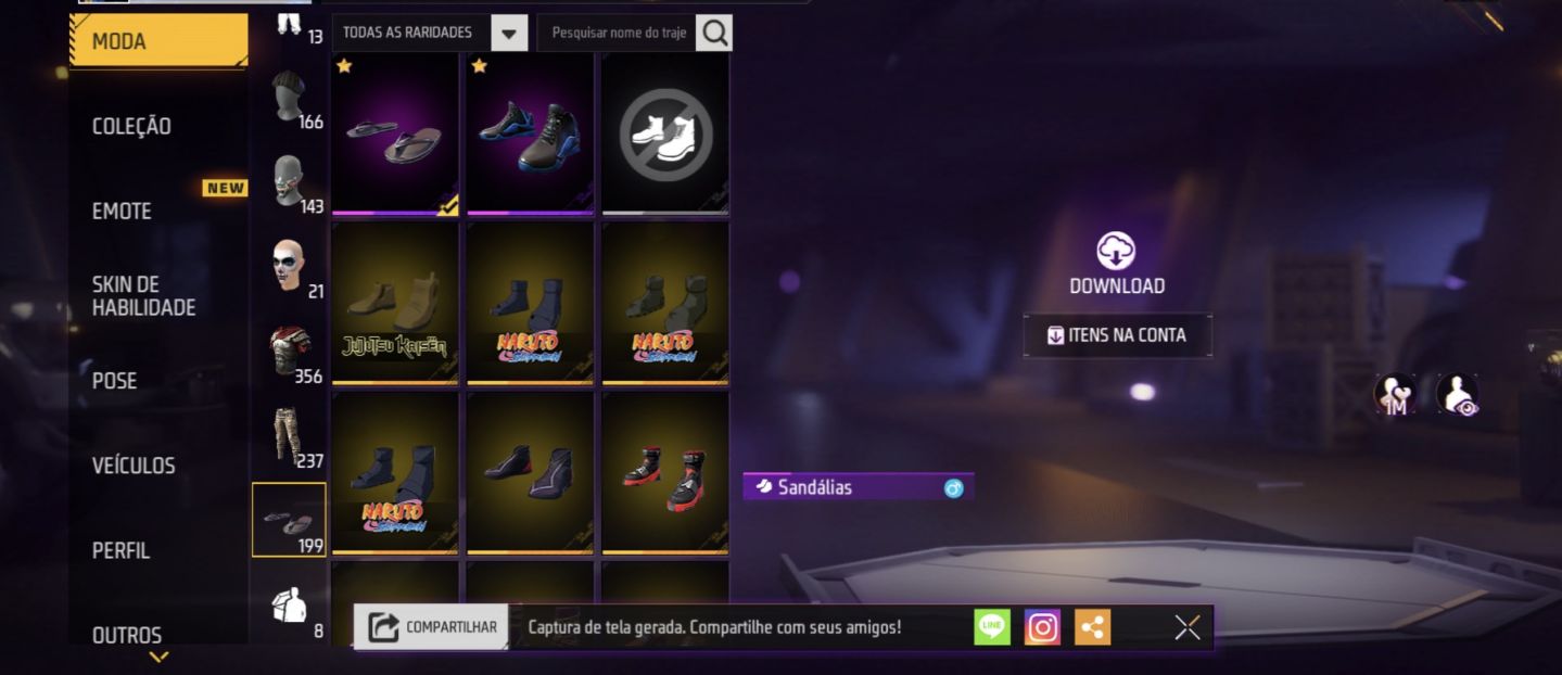CONTA FREE FIRE GEMADA