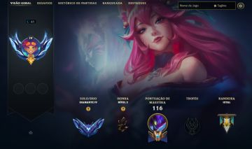 CONTA DIAMANTE 4 / 11 SKINS / AHRI FLORESCER ESPIRITUAL / MELZAHAR / 13K EA