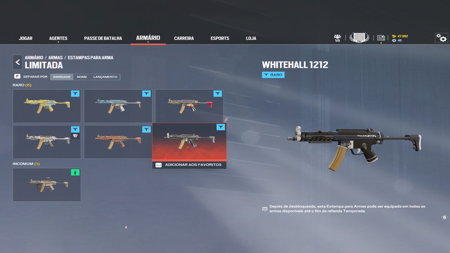 Conta nivel 292 desde 2016 com skins raras para pc, aceito negociacao